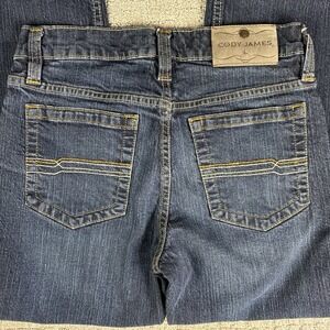Cody James Mens 29x32 Actual 28x30  Straight Stretch Dark Wash Denim